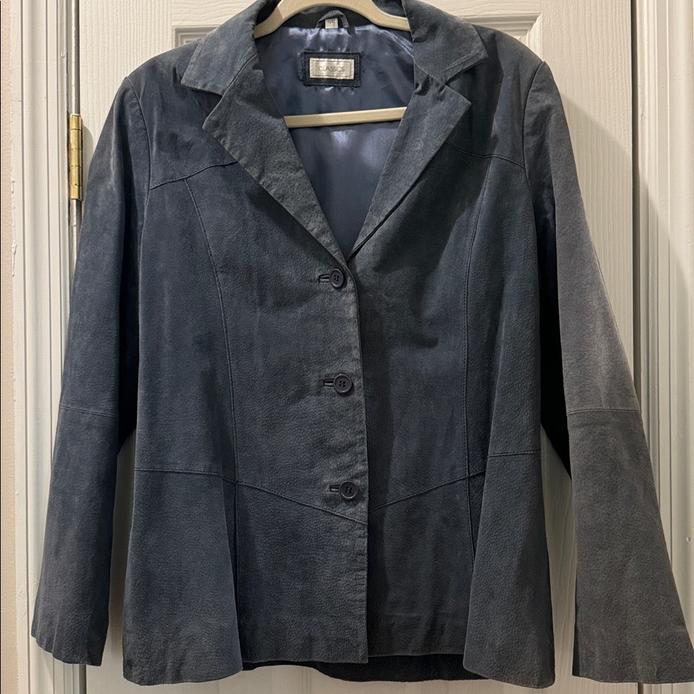 Blue Suede Jacket